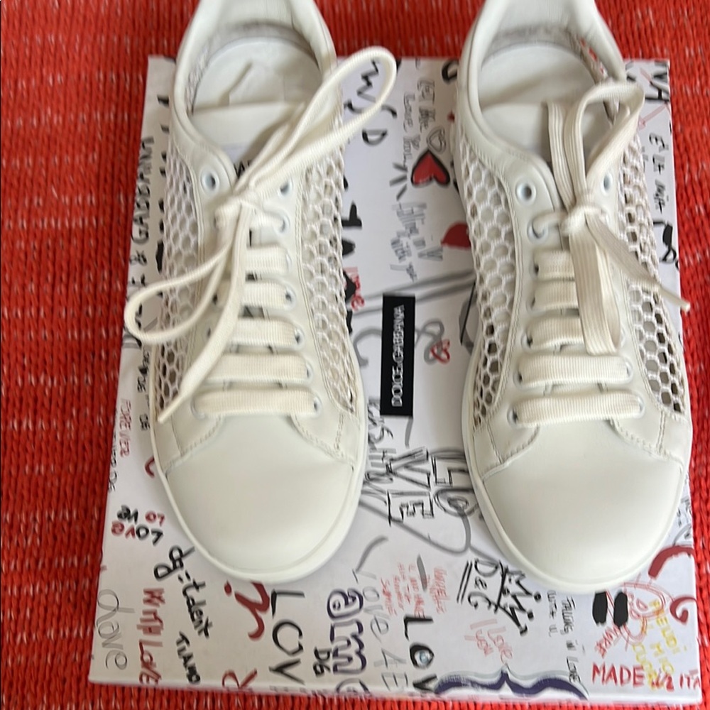 Dolce & Gabbana white sneakers